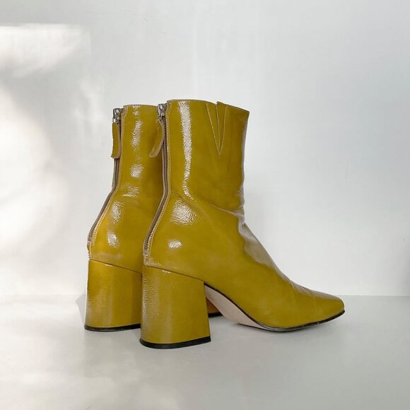 About Arianne Nico Soller Green Leather Boots – Women’s Size 8.5 - Picture 6 of 7